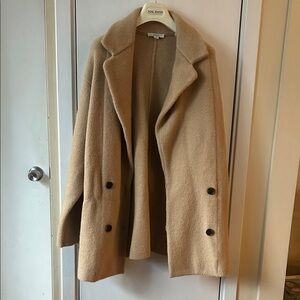 Cozy Camel Vince Sweater Coat 1X Large